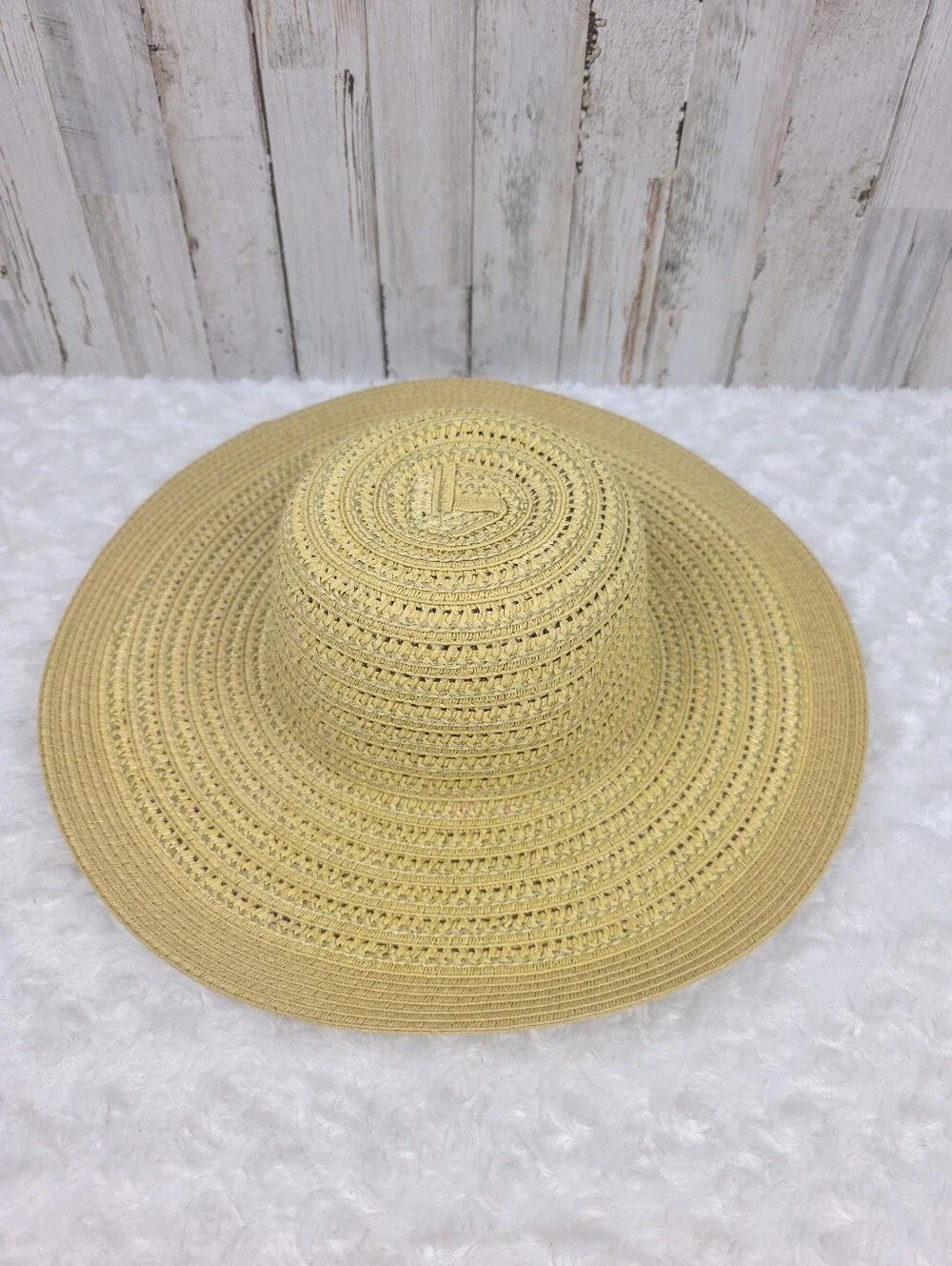 Shade & Shore Straw Sun Hat Natural One Size